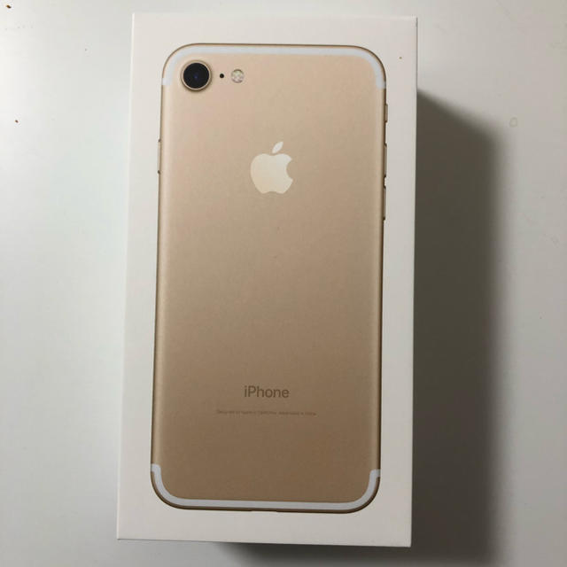 iPhone7 32GB GOLD SIMロック解除済 - スマートフォン本体