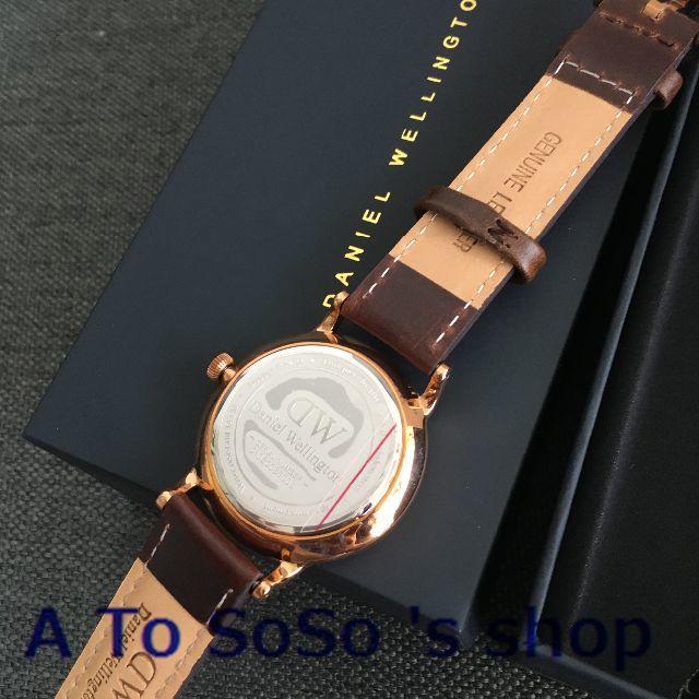 Daniel Wellington(ダニエルウェリントン)の限定お値下げ　DW　DAPPER　 BRISTOL　34ミリ　ローズゴールド メンズの時計(腕時計(アナログ))の商品写真