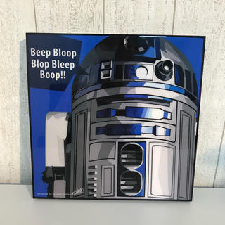R2-D2 スターウォーズ ポップアートパネル/壁掛けパネル インテリア 新品(絵画/タペストリー)