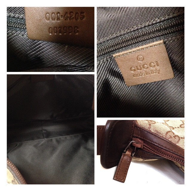 Gucci(グッチ)の『良品』GUCCI/グッチGGキャンパスレザーショルダーバッグ正規品 メンズのバッグ(ショルダーバッグ)の商品写真