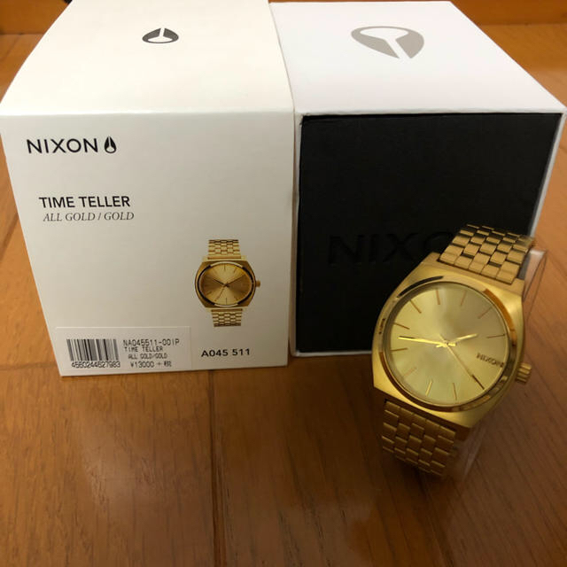 NIXON TIME TELLER GOLD