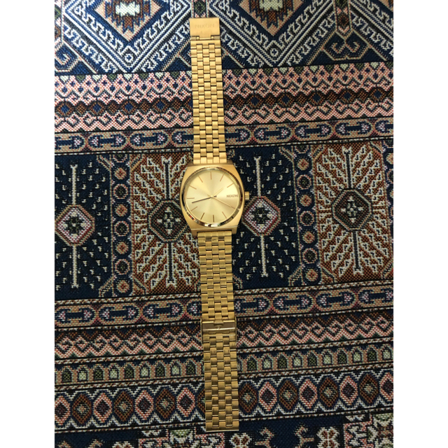 NIXON TIME TELLER GOLD