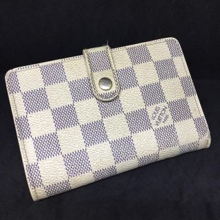 ルイヴィトン(LOUIS VUITTON)の【Louis Vuitton】がま口折り財布★　アズール　ヴィトン (財布)