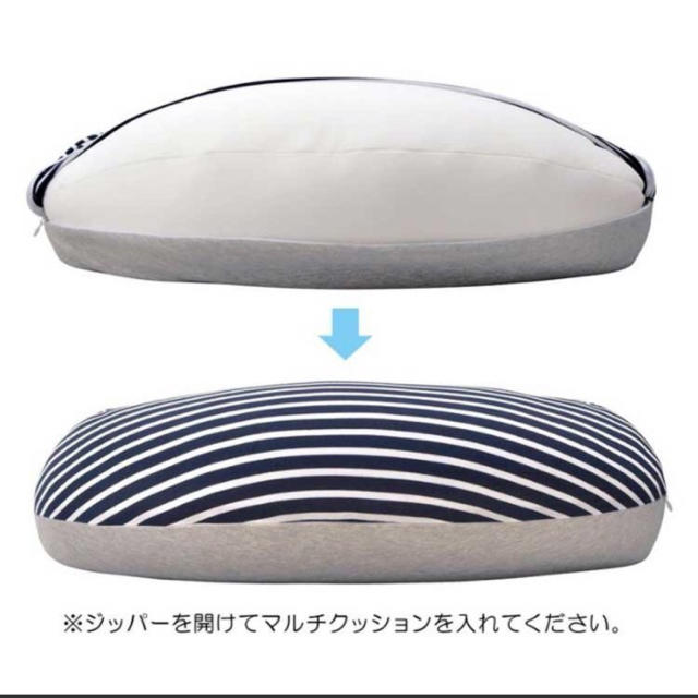 新品 ミキハウス  トリコット素材マルチクッション 授乳枕