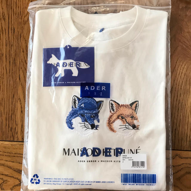 メゾンキツネ  アーダーエラー コラボtシャツMAISONKITSUNE