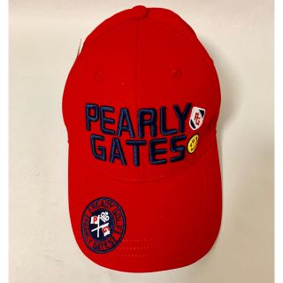 パーリーゲイツ(PEARLY GATES)のゴルフ  キャップ パーリーゲイツ レッド(その他)