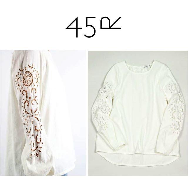 45R: カディカットワークブラウス。 | incalake.com