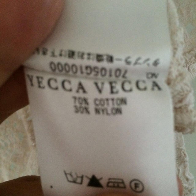 YECCA VECCA(イェッカヴェッカ)のYECCAVECCAレーストップス レディースのトップス(Tシャツ(半袖/袖なし))の商品写真