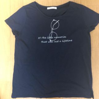 ナチュラルビューティーベーシック(NATURAL BEAUTY BASIC)のメガネロゴtシャツ(Tシャツ(半袖/袖なし))