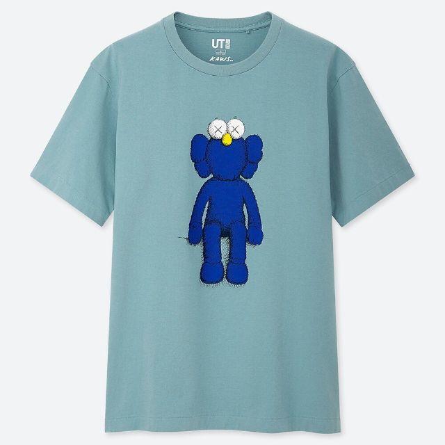 UNIQLO(ユニクロ)の新品 送込 UNIQLO×KAWS カウズ UT 53 GREEN L メンズのトップス(Tシャツ/カットソー(半袖/袖なし))の商品写真