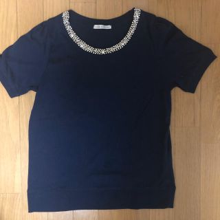 ナイスクラップ(NICE CLAUP)のビジューtシャツ(Tシャツ(半袖/袖なし))