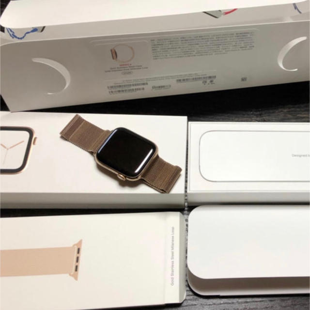 Apple Watch Series 4 GPS+Cellular ステンレス