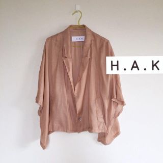 ハク(H.A.K)のゆったりシルエットのシャツジャケット(シャツ/ブラウス(半袖/袖なし))