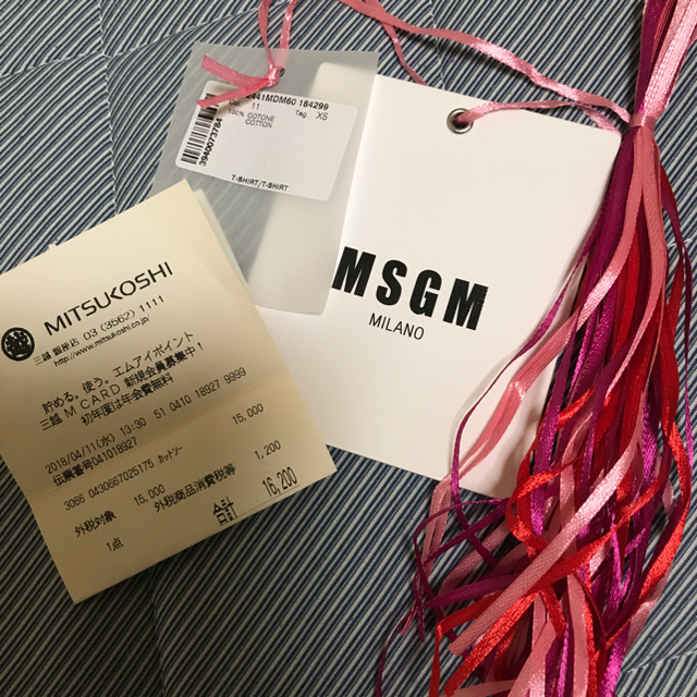 MSGM(エムエスジイエム)のMSGM♡ロゴTシャツ レディースのトップス(Tシャツ(半袖/袖なし))の商品写真