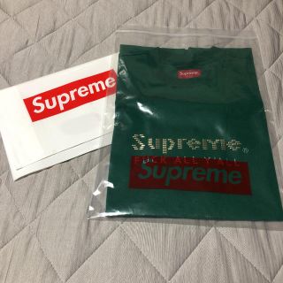 シュプリーム(Supreme)のSupreme Gold Bars Tee Green Sサイズ(Tシャツ/カットソー(半袖/袖なし))