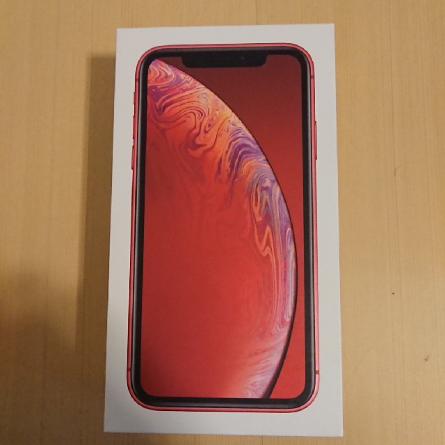 新品 iphoneXR 128GB red 赤 SIMフリー