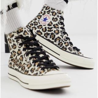 コンバース(CONVERSE)の26.5 CONVERSE CT 70 CHUCK LEOPARD レオパード(スニーカー)