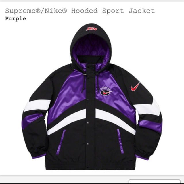 Supreme®/Nike®HoodedSportJacket Purple M