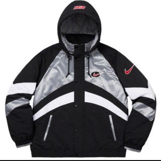 シュプリーム(Supreme)のL Supreme Nike HoodedSport Jacket silver(ナイロンジャケット)