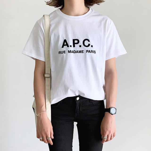 トップス A.P.C 2枚セットA.P.C.半袖Tシャツapcアーペーセーの通販 by ashop｜アーペーセーならラクマ - メンズXS サイズに