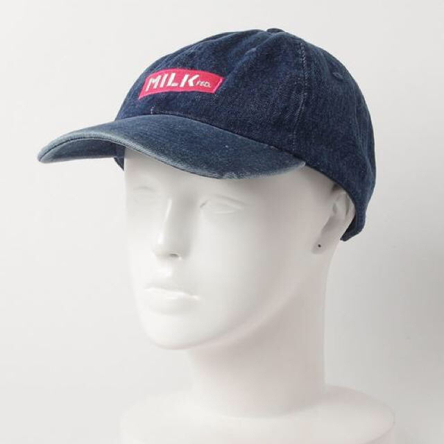 MILKFED.(ミルクフェド)の新品！MILKFED★EMBROIDERY BAR 6PANEL CAP  レディースの帽子(キャップ)の商品写真