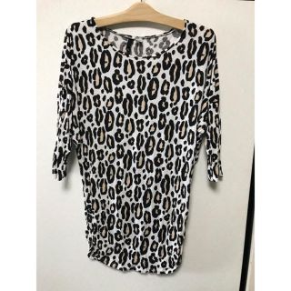 エイチアンドエム(H&M)の★値下げ！ ヒョウ柄  七分袖Tシャツ★(Tシャツ(長袖/七分))