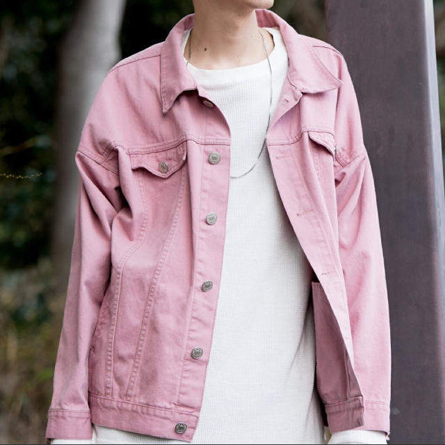 Levi's(リーバイス)の未使用品 キャスパージョンアイバー ビッグＧジャン ピンク メンズのジャケット/アウター(Gジャン/デニムジャケット)の商品写真