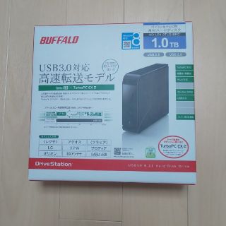 バッファロー(Buffalo)のBUFFALO 外付ハードディスク 1TB パソコン&テレビ用(PC周辺機器)