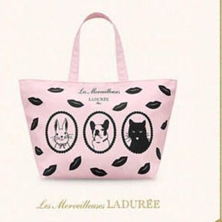 レメルヴェイユーズラデュレ(Les Merveilleuses LADUREE)のラデュレ ノベルティトートバッグ(トートバッグ)