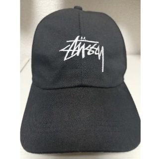 STUSSY キャップ　ブラック(キャップ)