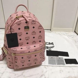 エムシーエム(MCM)のMCM スターク バックパック（リュック） Sサイズ ソフトピンク 新品未使用品(リュック/バックパック)