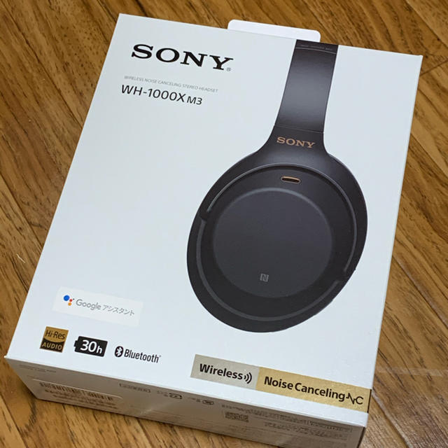 美品】SONY WH-1000X M3 Bluetooth ハイレゾヘッドホン-