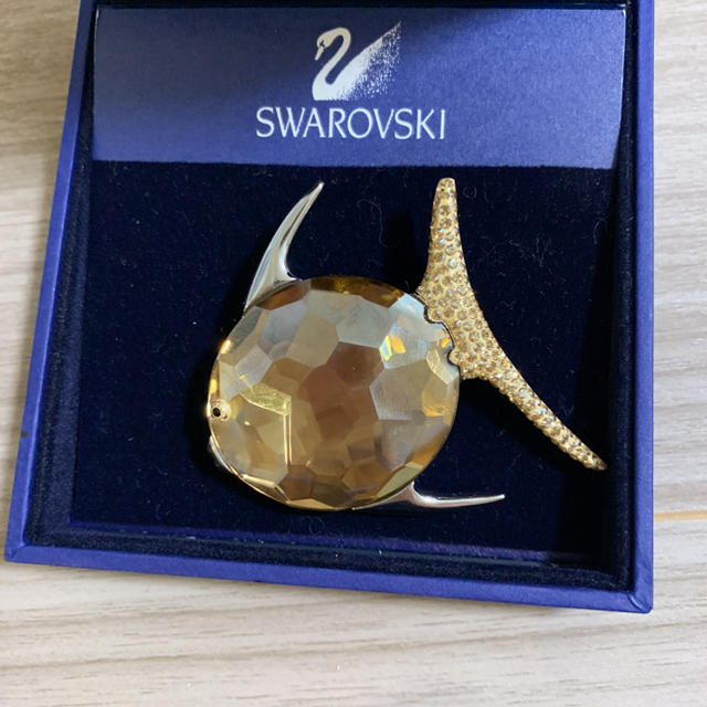 swarovski  スワロフスキー  ブローチ  マンボウ