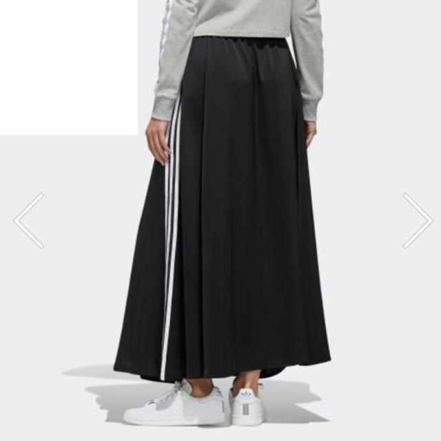 adidas(アディダス)のアディダスオリジナルス ロングスカート LONG SATIN SKIRT レディースのスカート(ロングスカート)の商品写真