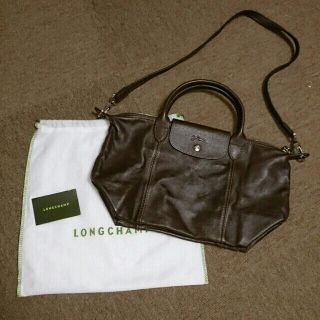 ロンシャン(LONGCHAMP)のLongchamp レザーバッグ(ハンドバッグ)