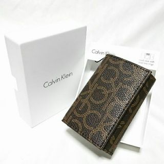 カルバンクライン(Calvin Klein)のカルバンクライン キーケース 79464 ブラウン(キーケース)