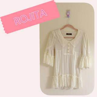 ロジータ(ROJITA)の全店タイムセール💕最終日！レースtop(シャツ/ブラウス(長袖/七分))