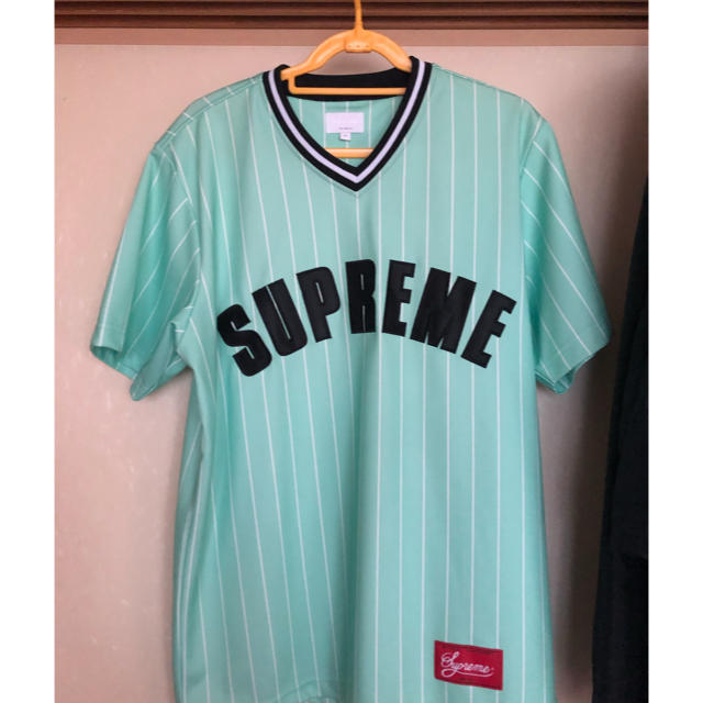 supreme  ベースボールシャツ M