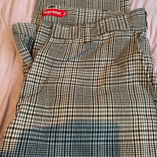 Supreme supreme work pant チェック柄 の通販 by しーくん's