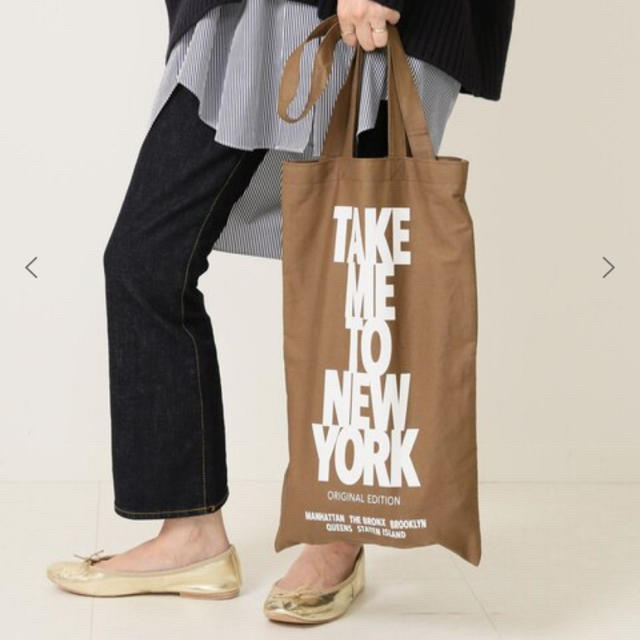 Deuxieme Classe TAKE ME TO NY BAG ブラウン