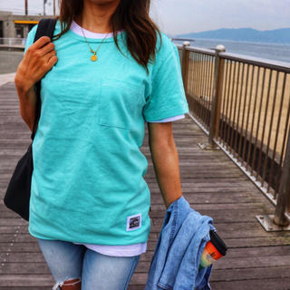 ベイフロー(BAYFLOW)の夏コーデ☆LUSSO SURF ブルーカラーTシャツ Mサイズ(Tシャツ(半袖/袖なし))