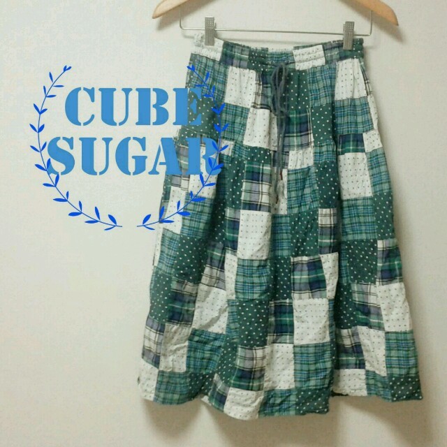 CUBE SUGAR(キューブシュガー)のパッチワークスカート キューブシュガー レディースのスカート(ロングスカート)の商品写真