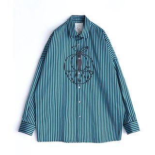 シャリーフ(SHAREEF)のSHAREEF ストライプ シャツ STRIPE L/S BIG SHIRTS(シャツ)