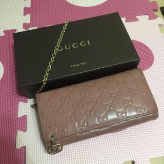 グッチ(Gucci)のGUCCI チェーン付き長財布(財布)