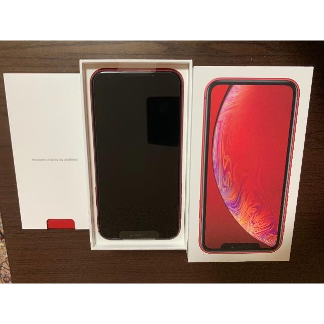 スマートフォン本体iPhone XR 64GB red simロック解除済