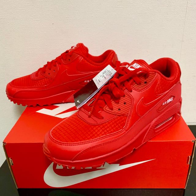 NIKE(ナイキ)のNIKE AIR MAX 90 ESSENTIAL RED 24.5cm レディースの靴/シューズ(スニーカー)の商品写真