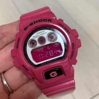 ジーショック(G-SHOCK)のGショック。ピンク(腕時計(デジタル))