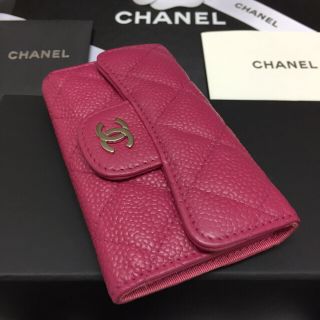 新作揃え Chanel キーケース 6連 ピンク アイコン キーケース Esehotel Lt