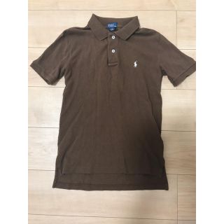 ポロラルフローレン(POLO RALPH LAUREN)のラルフローレン ポロシャツ 茶 落ち着いたブラウン レディース  アメカジ(ポロシャツ)