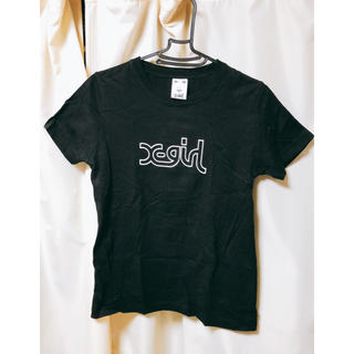エックスガール(X-girl)のエックスガール   Tシャツ size1 BLACK(Tシャツ(半袖/袖なし))